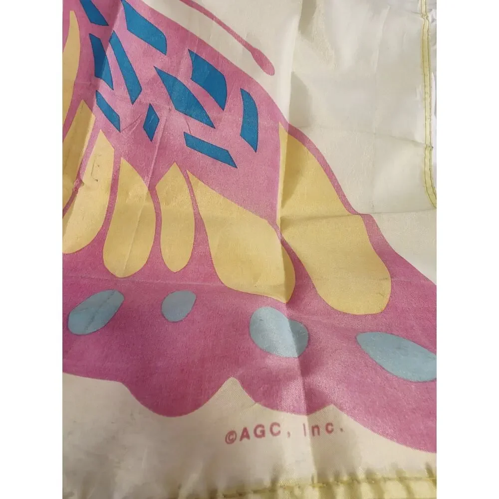Vtg 90's Outdoor Garden Banner Flag Spring Summer Retro Y2K Butterfly Large